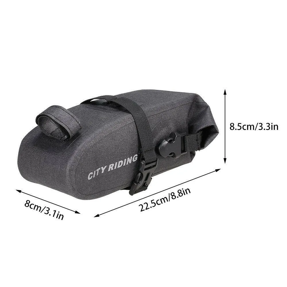 1.5L Bike Saddle Bag Cycling Seat Post Bag Water Repellent Bike Rear Seat Bag MTB Road Bike Tail Storage Bag