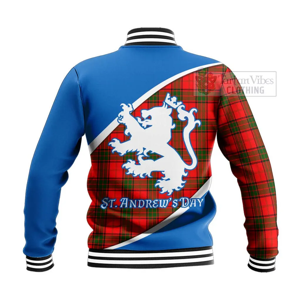 Adair Family Crest Tartan Baseball Jacket Celebrate Saint Andrew's Day in Style