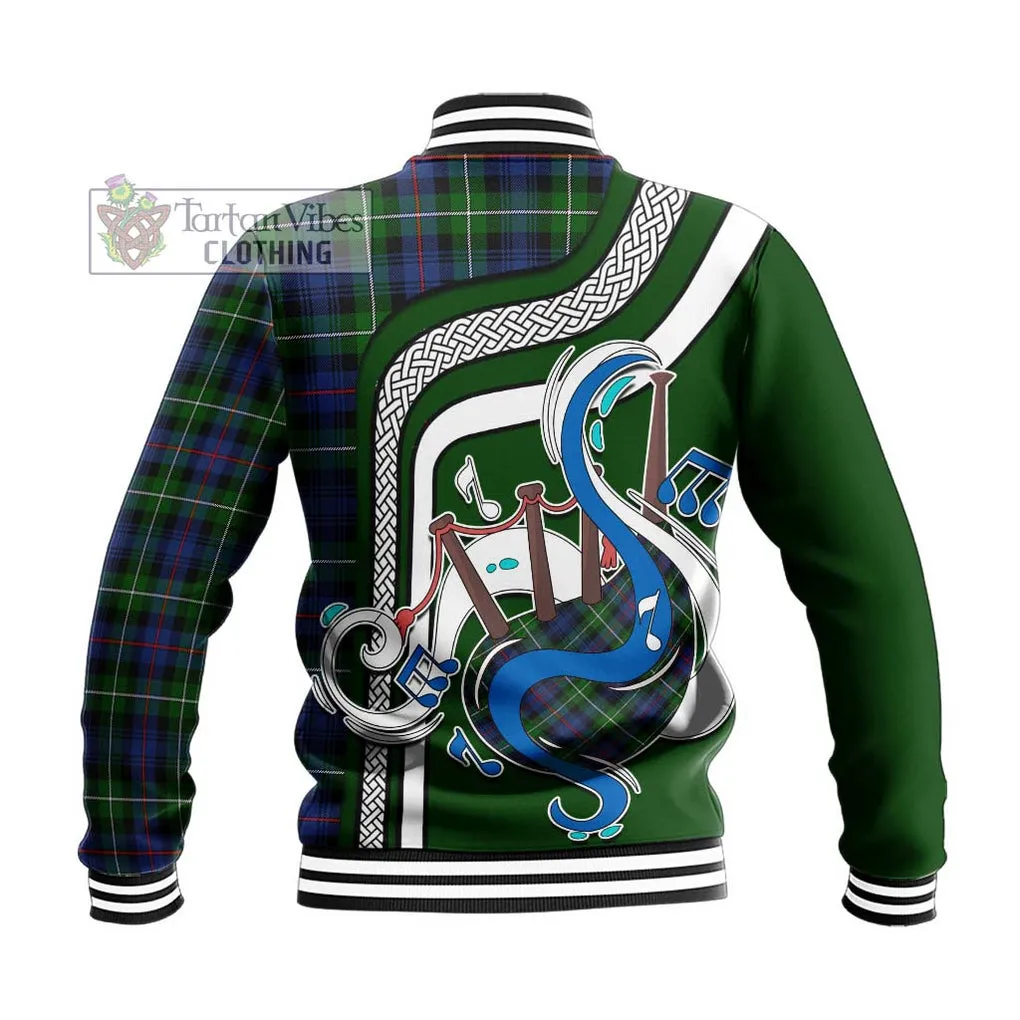 Baillie Tartan Baseball Jacket with Epic Bagpipe Style