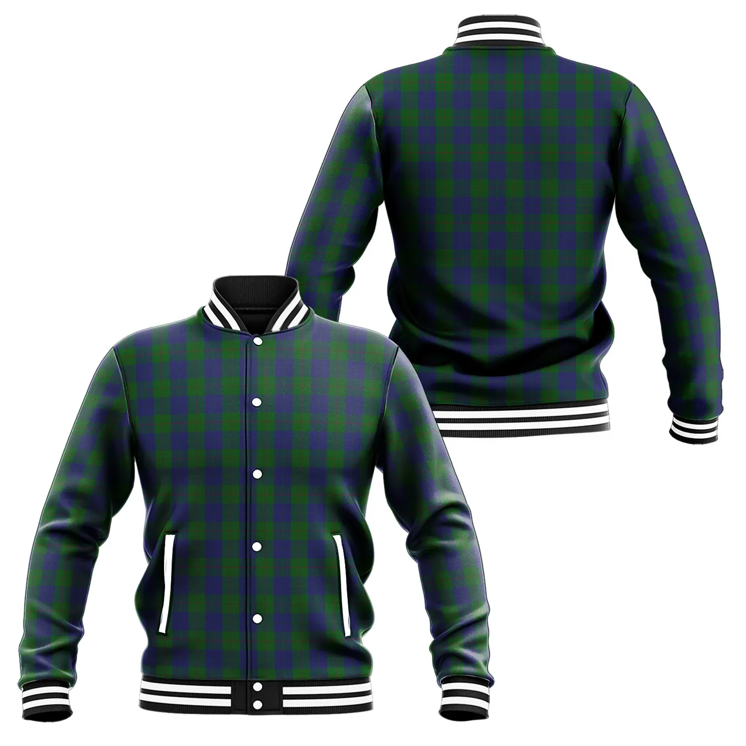 Barclay Tartan Baseball Jacket