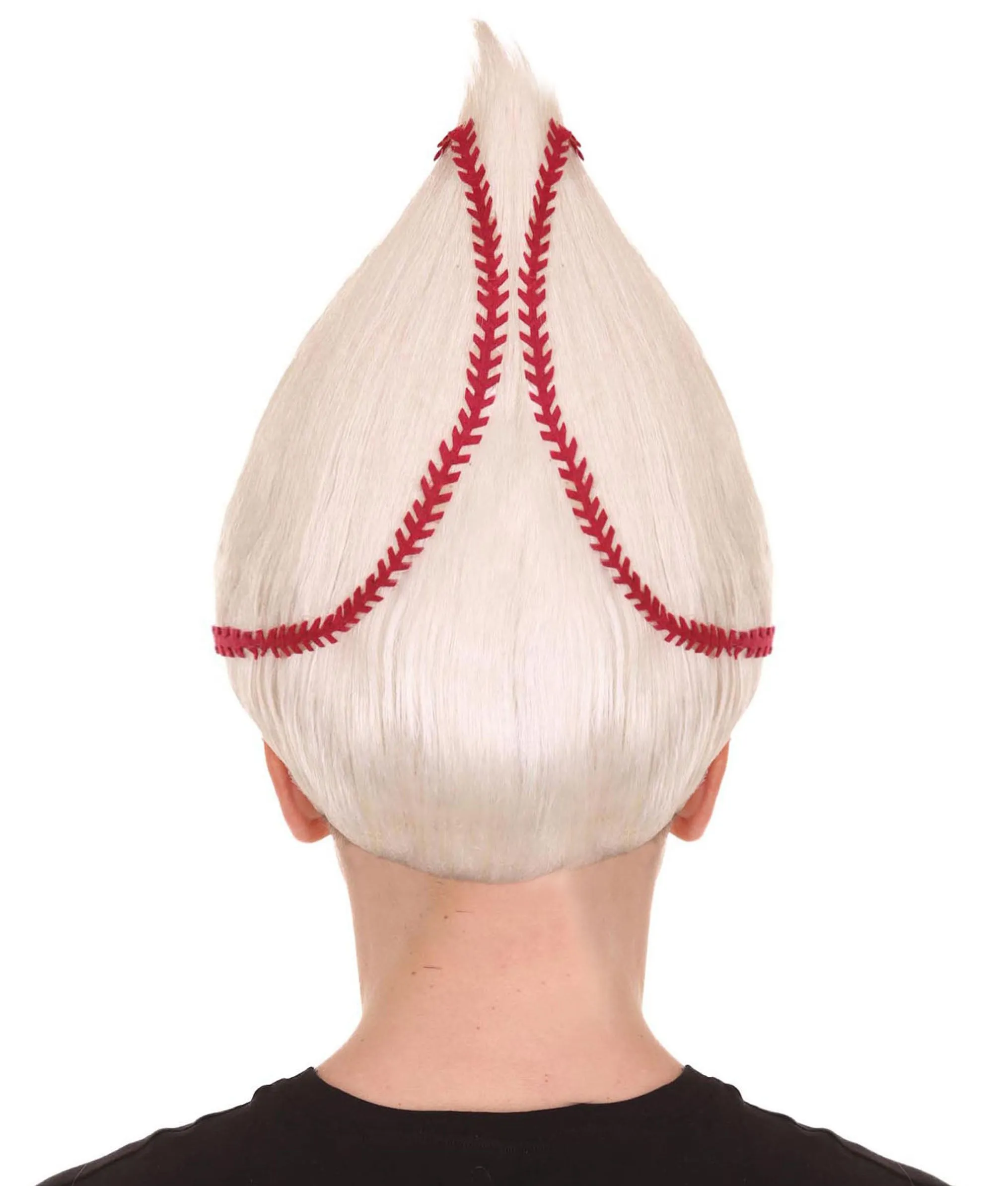 Baseball Unisex Wig | White Sport Wig | Premium Breathable Capless Cap