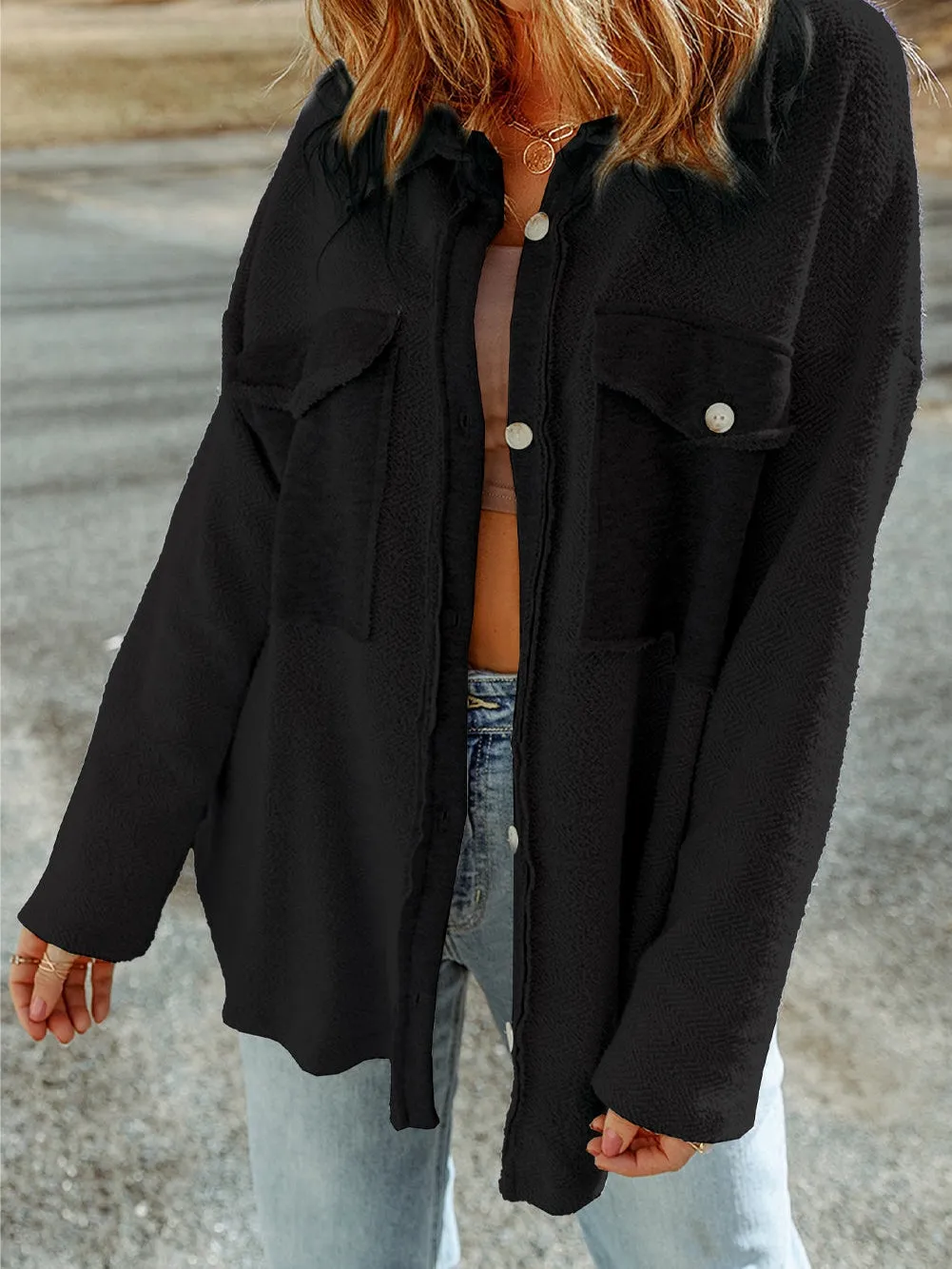 Black Cardigan Jacket