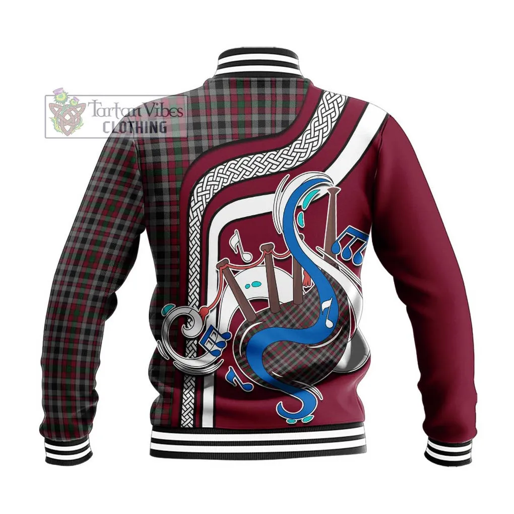 Borthwick Tartan Baseball Jacket with Epic Bagpipe Style