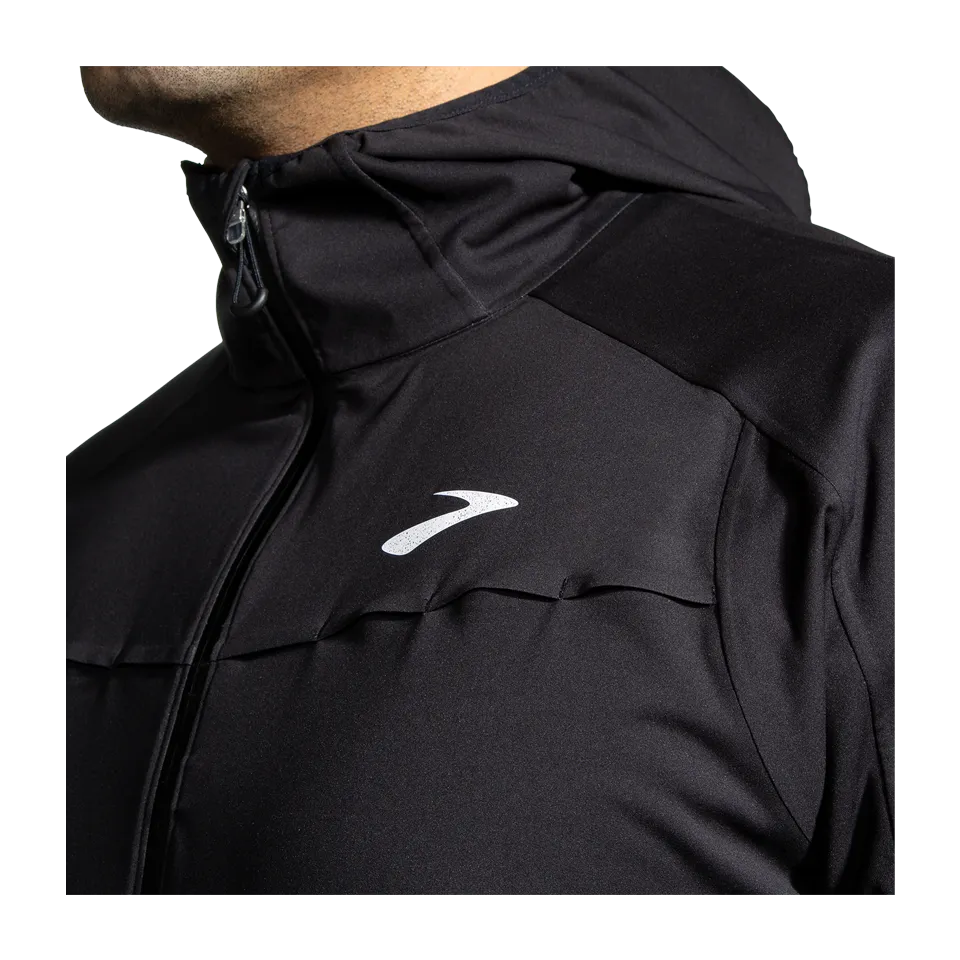 Brooks Men's High Point Waterproof Jacket Black