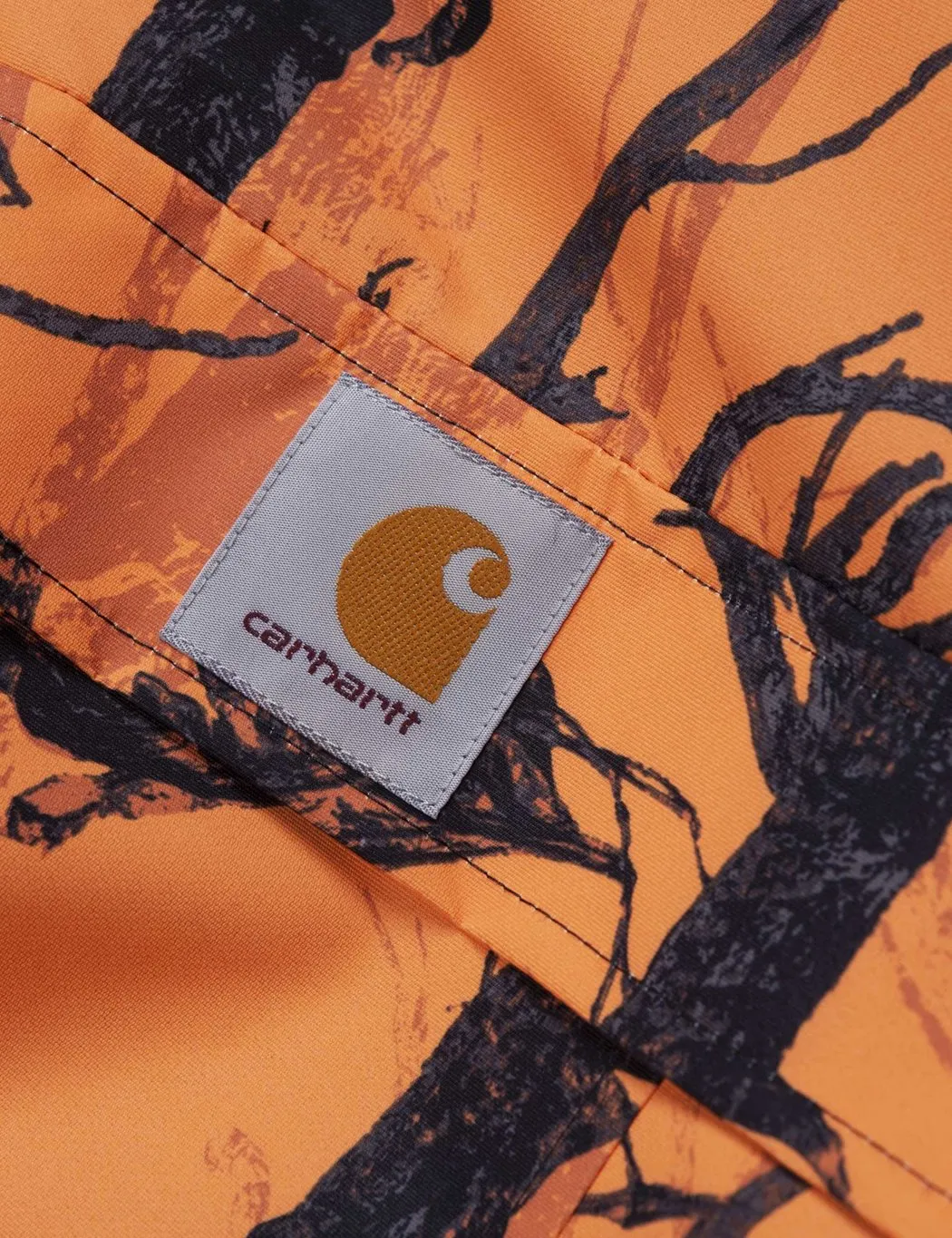 Carhartt-WIP Nimbus Half-Zip Jacket (Fleece Lined) - Camo Tree Orange