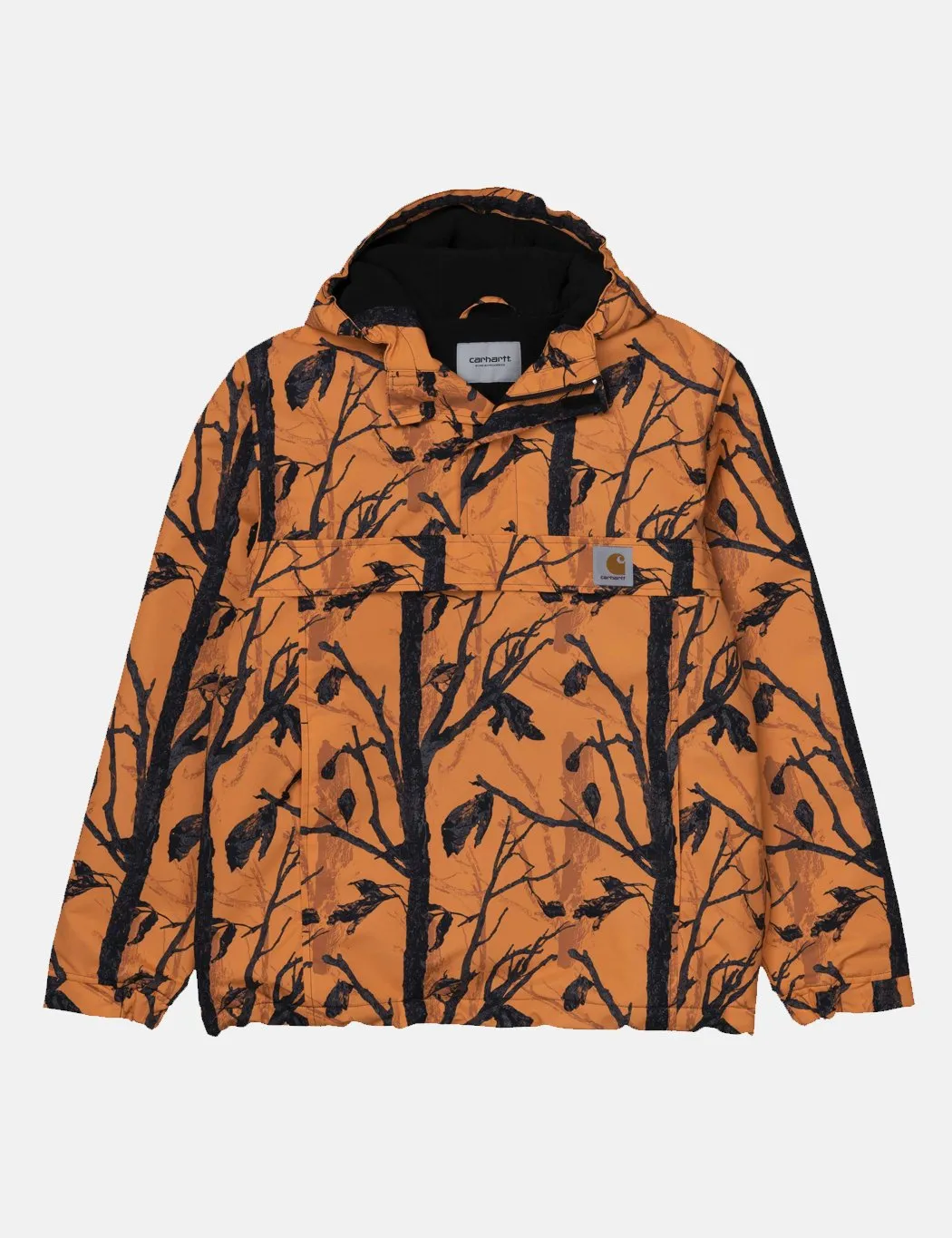 Carhartt-WIP Nimbus Half-Zip Jacket (Fleece Lined) - Camo Tree Orange