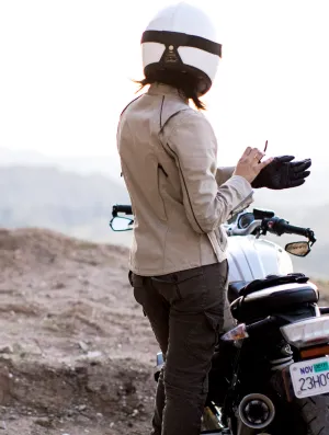 Chase Motorcycle Jacket - Sand