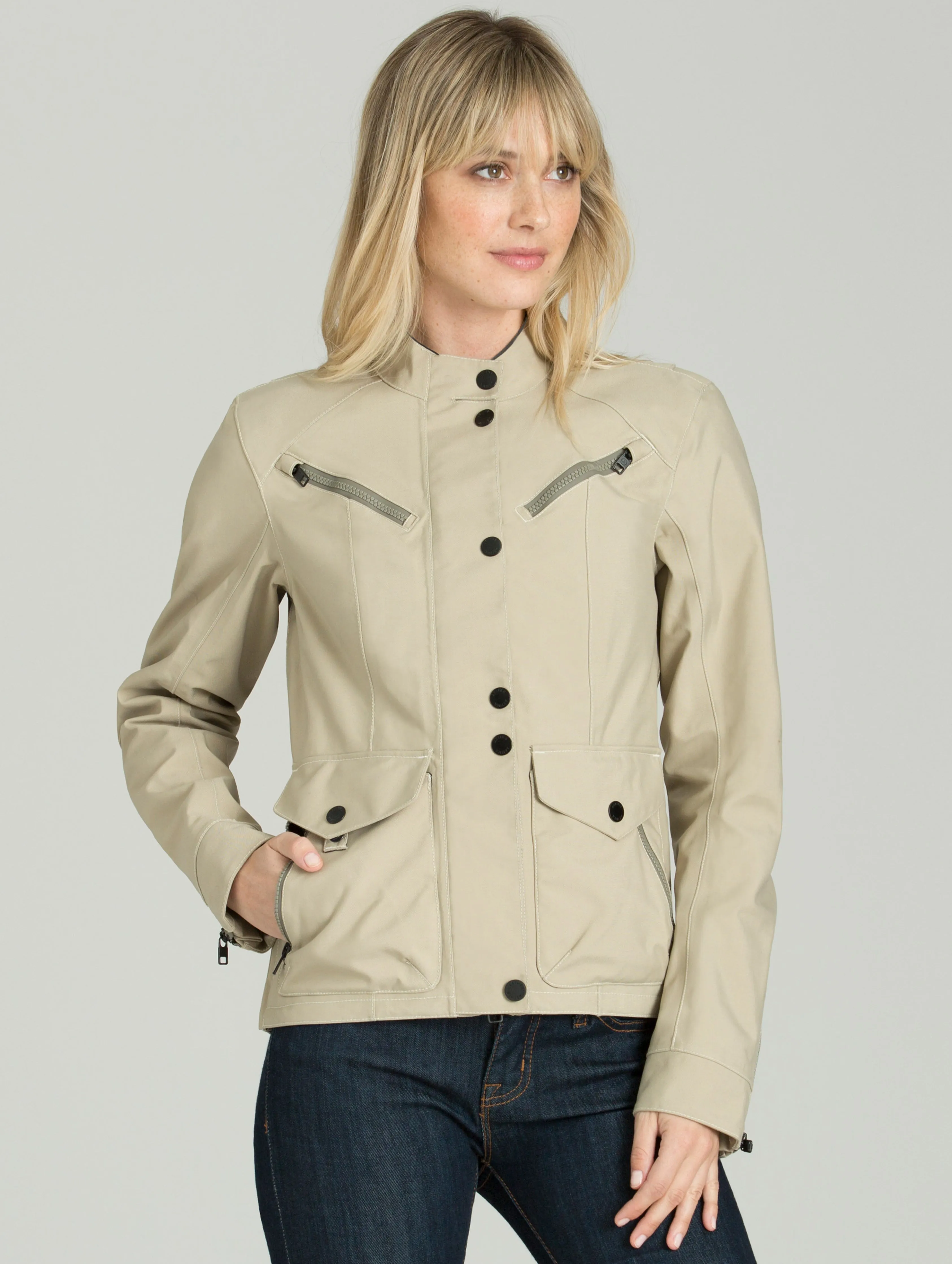 Chase Motorcycle Jacket - Sand