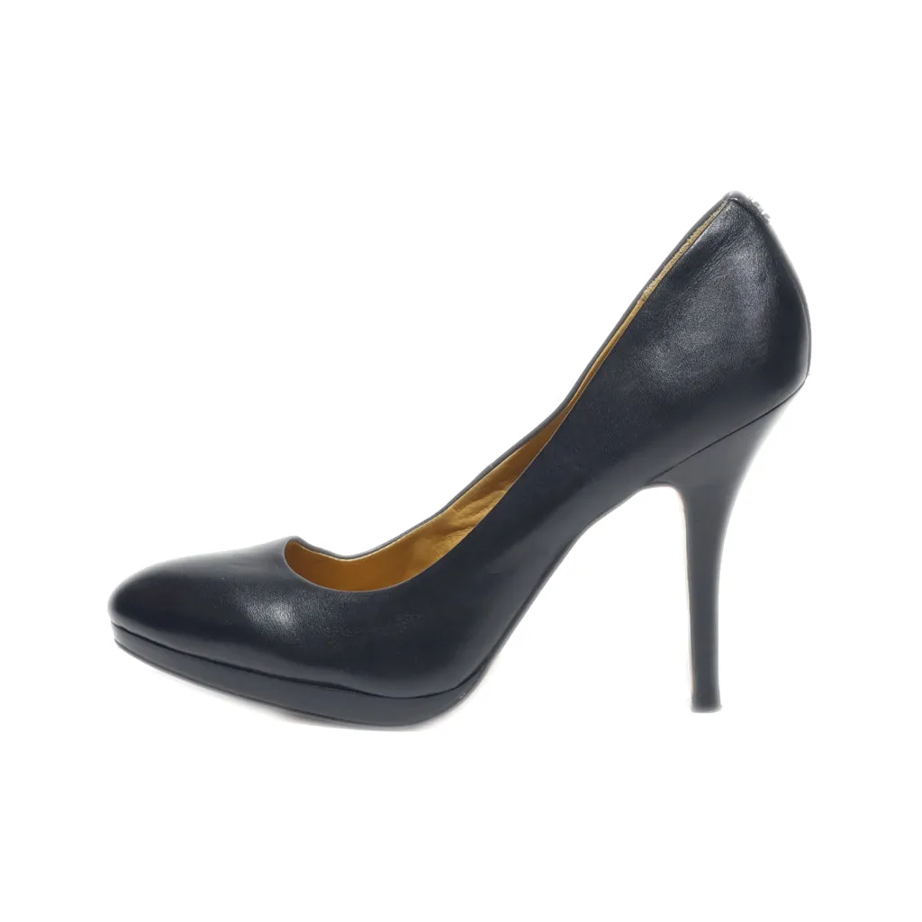 Coach Kitten Heels Leather Black Colour For Women