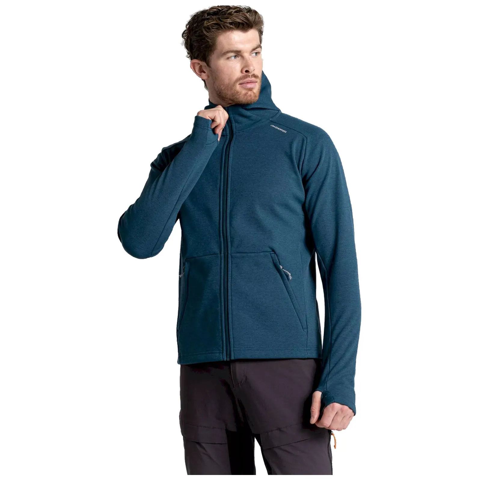 Craghoppers Mens Dynamic Pro Hooded Fleece Jacket