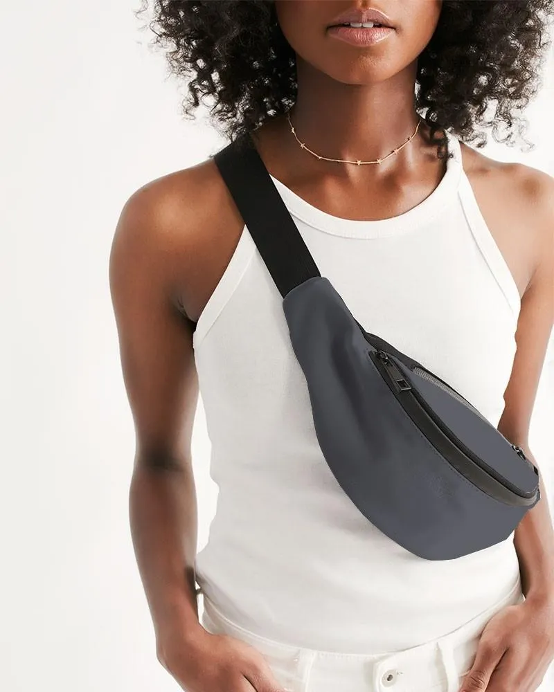 Dark Blue Gray Belt Bag | Dark Pale Blue Gray | C10M10Y0K80