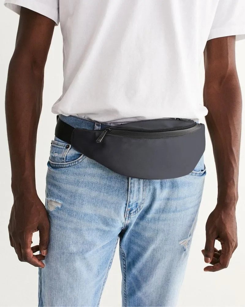 Dark Blue Gray Belt Bag | Dark Pale Blue Gray | C10M10Y0K80