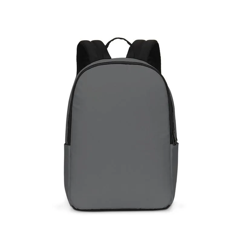 Dark Gray Waterproof Backpack | Dark Pale Gray | C0M0Y0K80