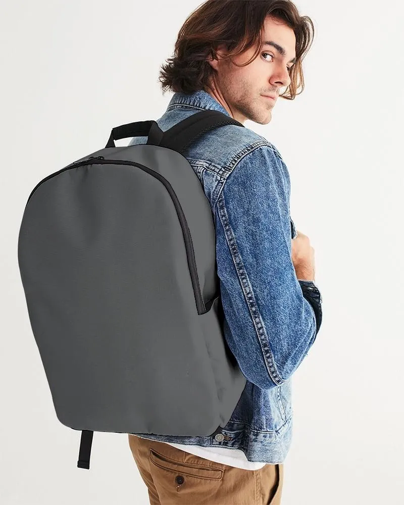 Dark Gray Waterproof Backpack | Dark Pale Gray | C0M0Y0K80