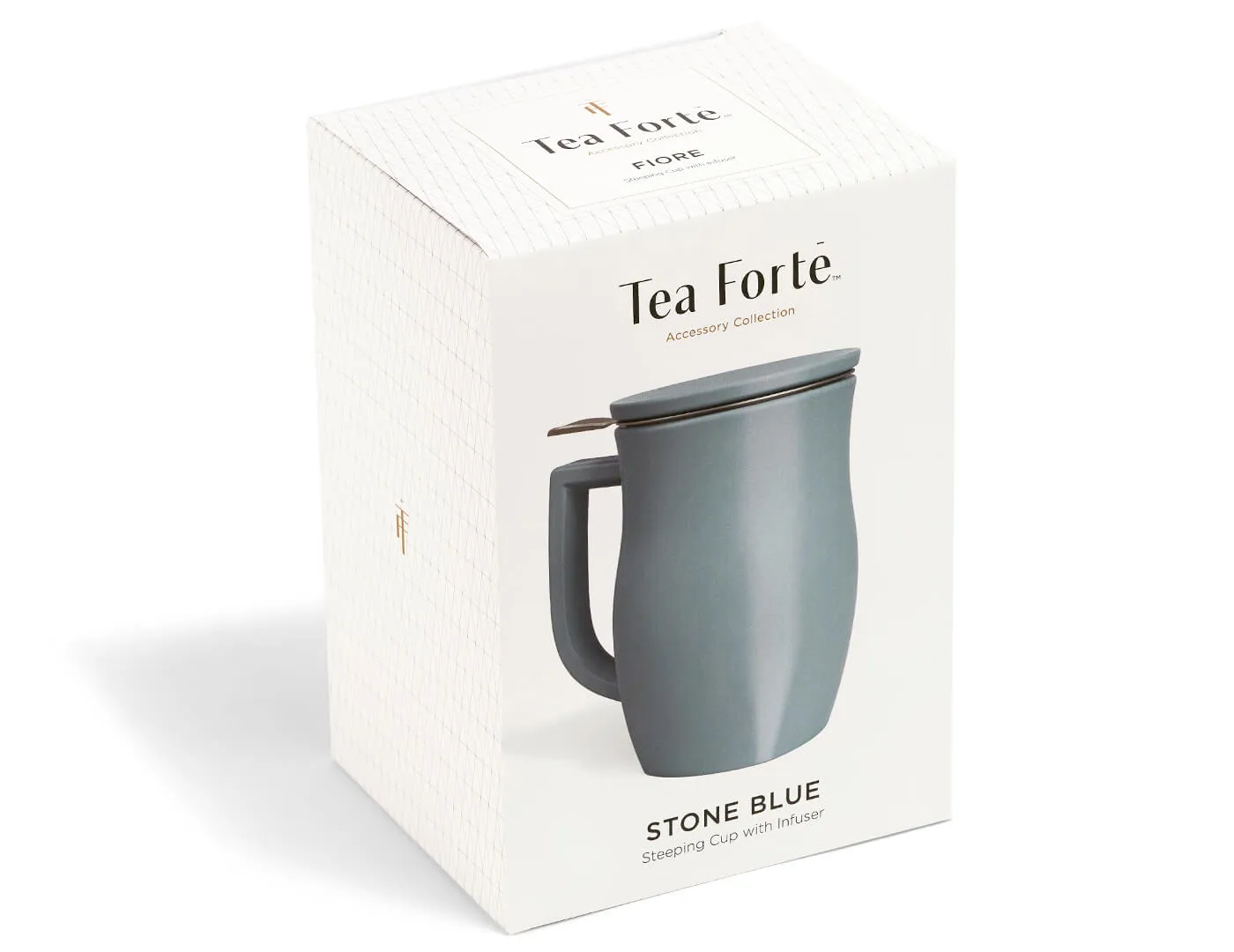 Fiore Steeping Cup with Infuser Stone Blue