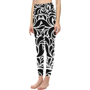 GORGEOUS WHT All Over Print High-Waisted Leggings