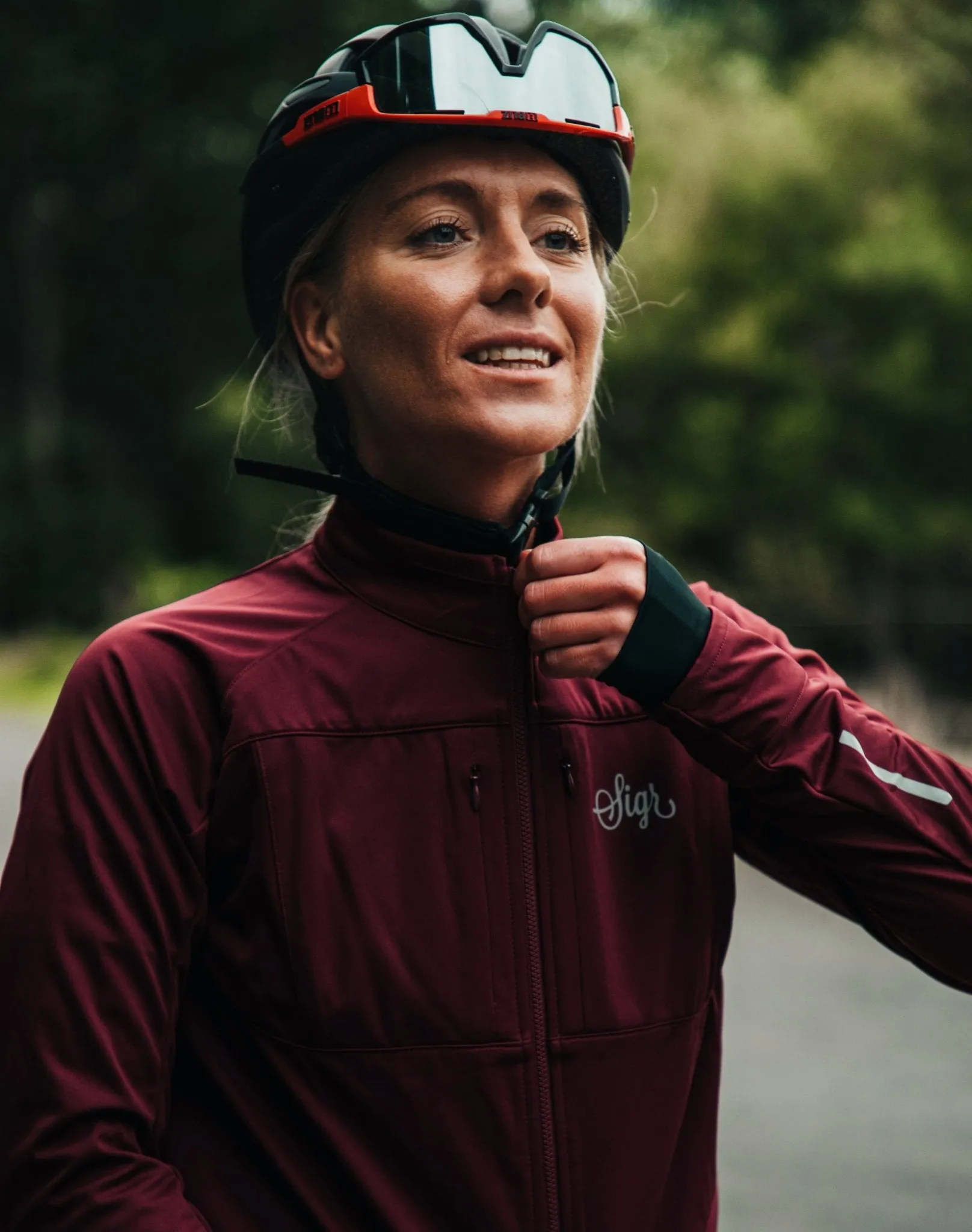 Gotlandsleden Tour Women's Deep Red Merino Softshell Jacket