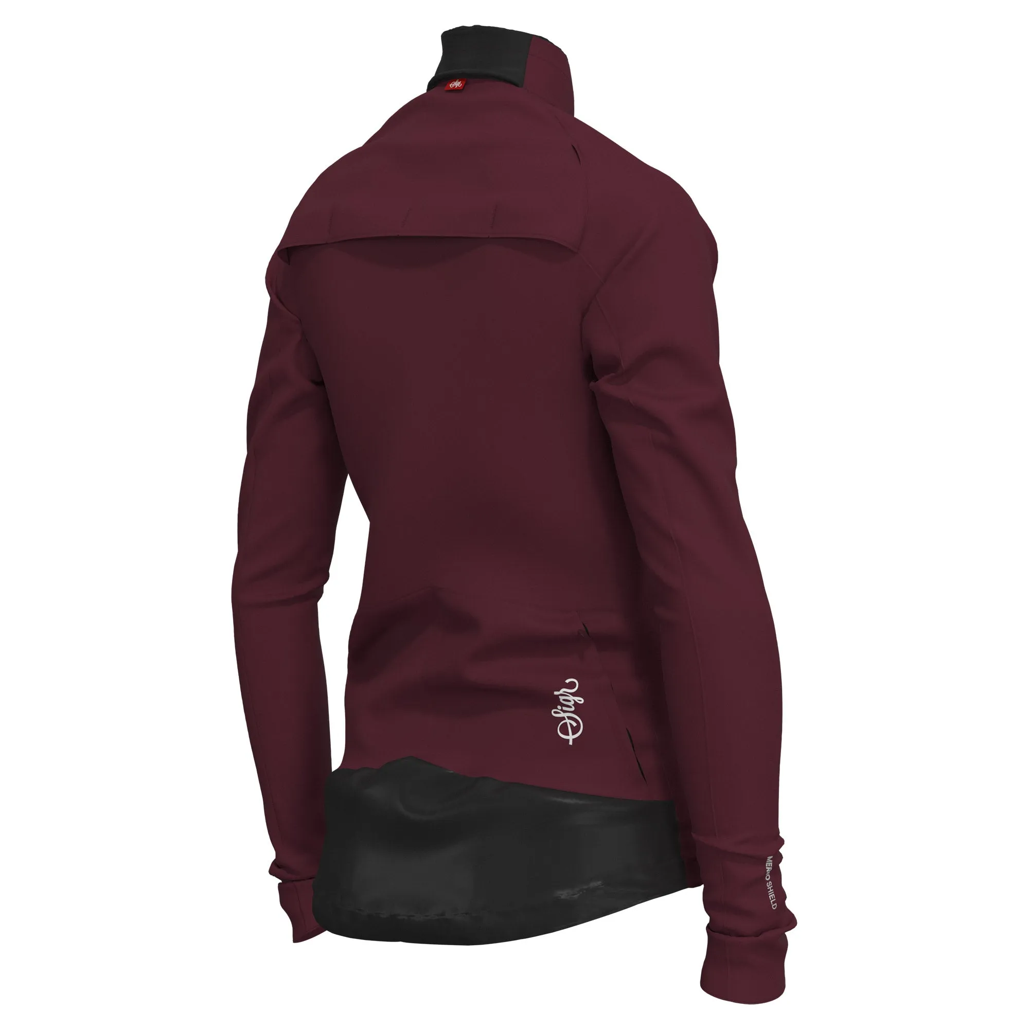 Gotlandsleden Tour Women's Deep Red Merino Softshell Jacket