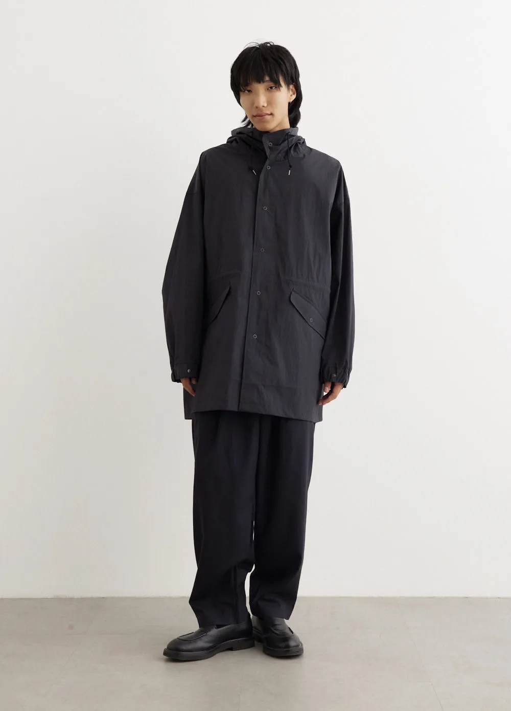 Hooded Nylon Coat