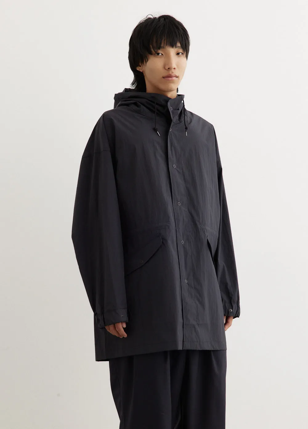 Hooded Nylon Coat