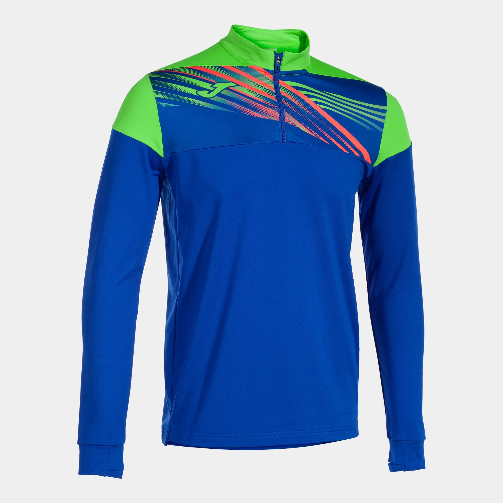 Joma Elite X 1/2 Zip Top | Royal/Fluo Green