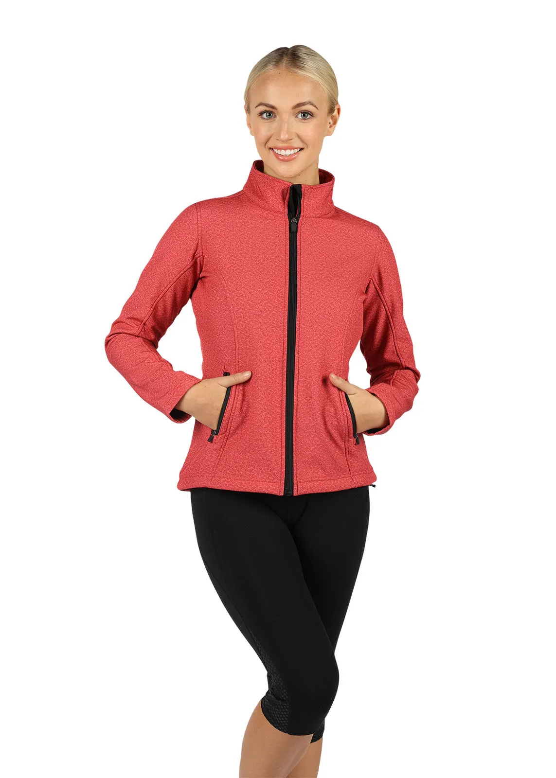 Ladies Tempest Heather Soft Shell Jacket - J481LDM