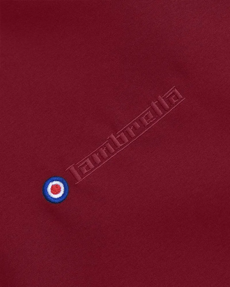 Lambretta Men's LMBBHH1 Showerproof Classic Harrington Jacket Burgundy