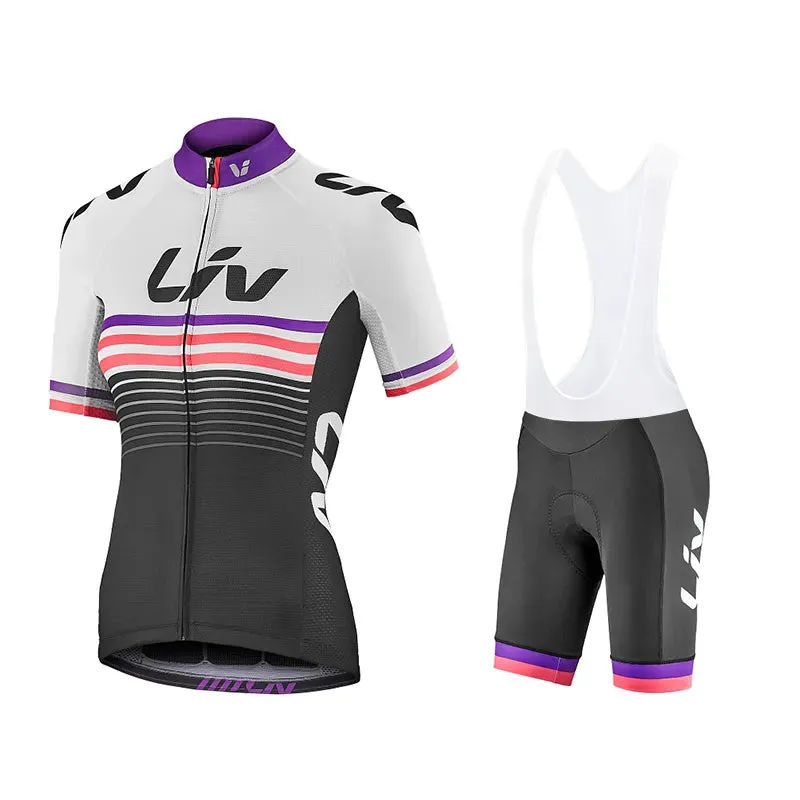 Liv Cycling Shorts Set 2023 New Women Cycling Jersey Bike Clothing Suit Liv Team Version Racing Suit Roupa Ciclismo Feminine