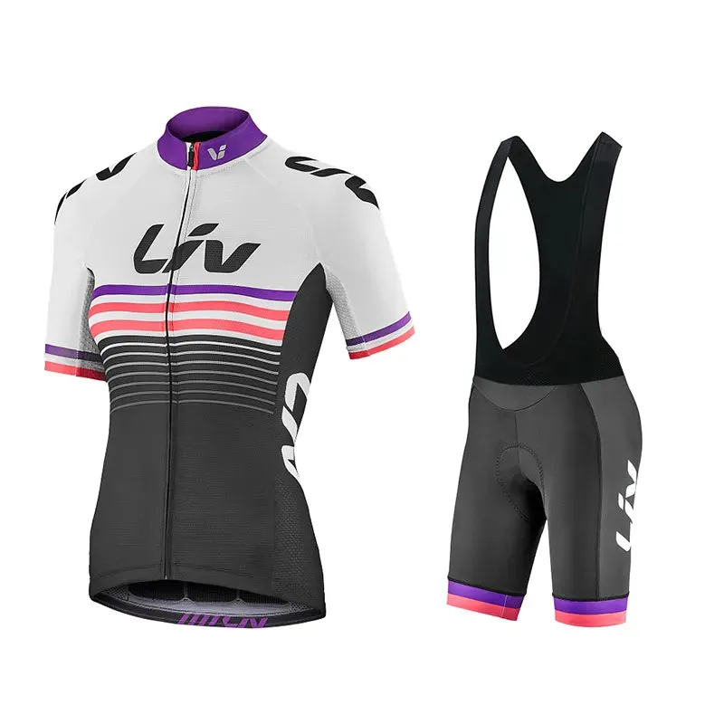 Liv Cycling Shorts Set 2023 New Women Cycling Jersey Bike Clothing Suit Liv Team Version Racing Suit Roupa Ciclismo Feminine