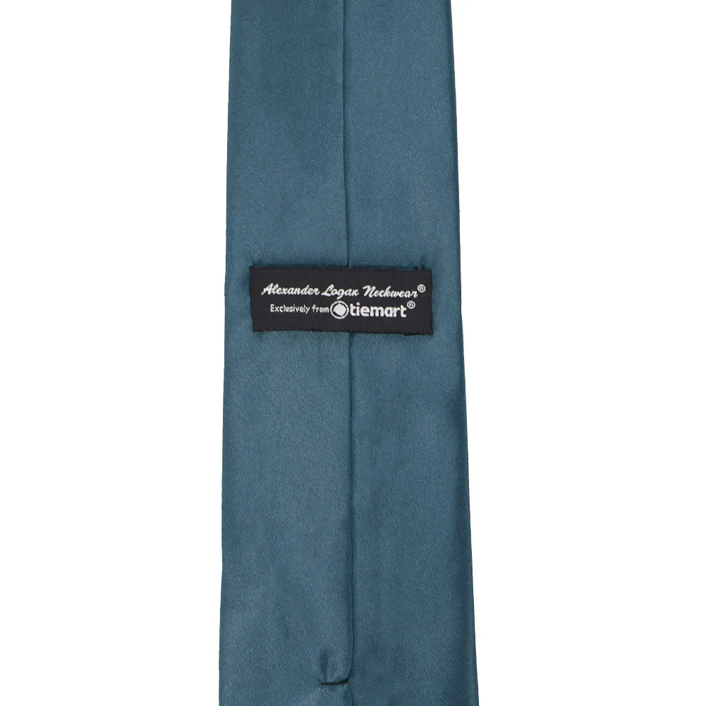 Loch Blue Solid Color Necktie