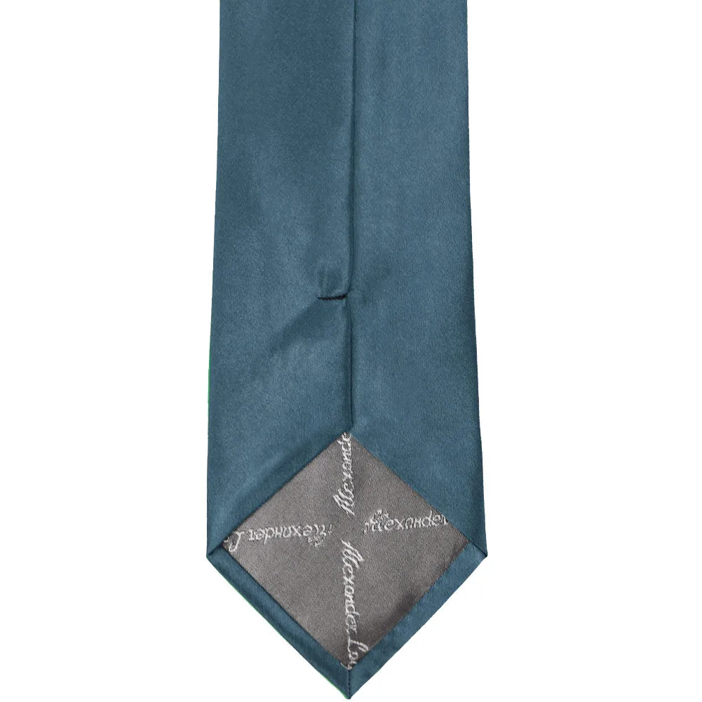 Loch Blue Solid Color Necktie