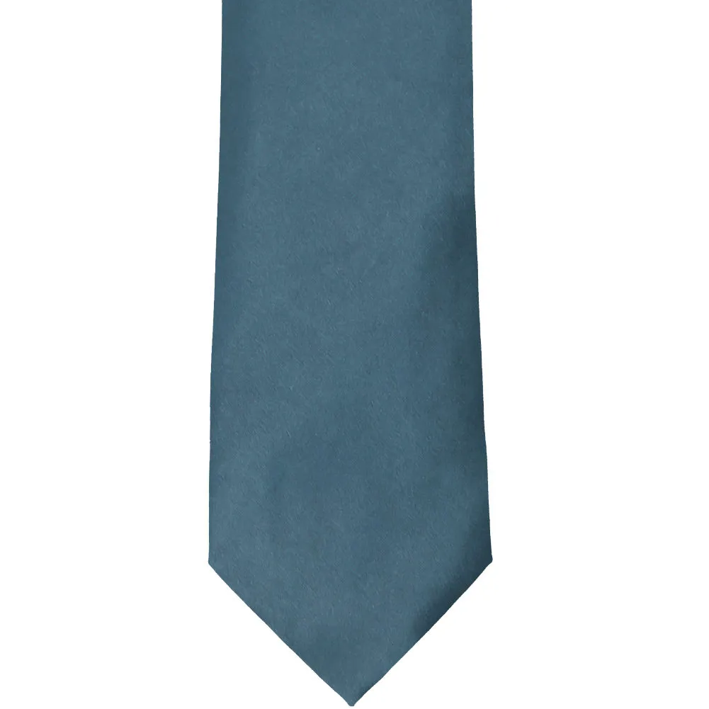 Loch Blue Solid Color Necktie