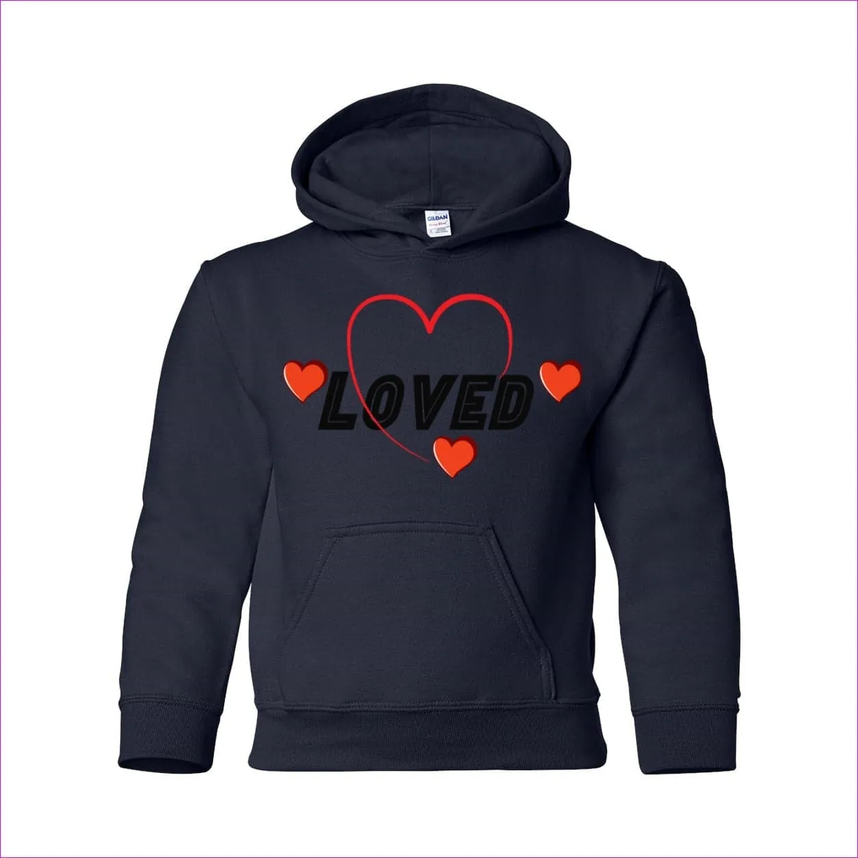 Loved Heavy Blend Youth Hooded Sweatshirt