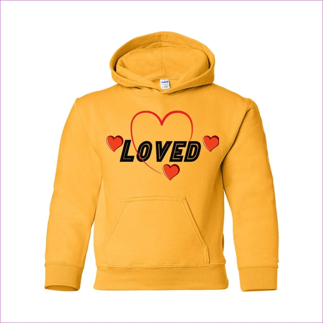 Loved Heavy Blend Youth Hooded Sweatshirt