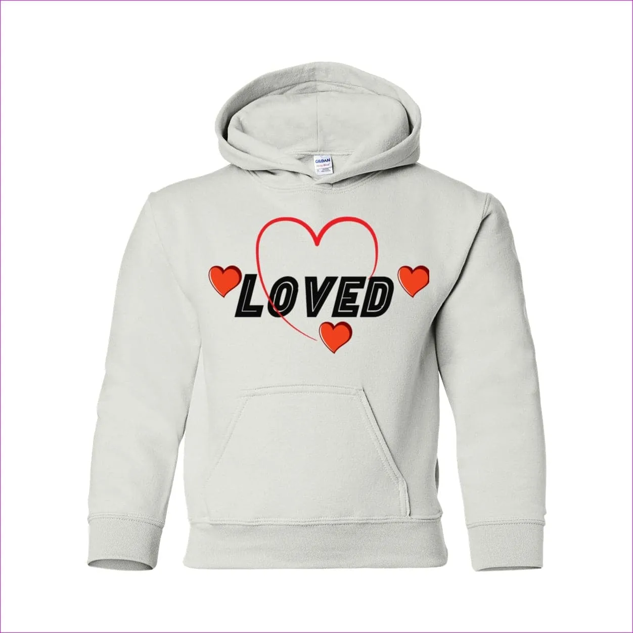 Loved Heavy Blend Youth Hooded Sweatshirt