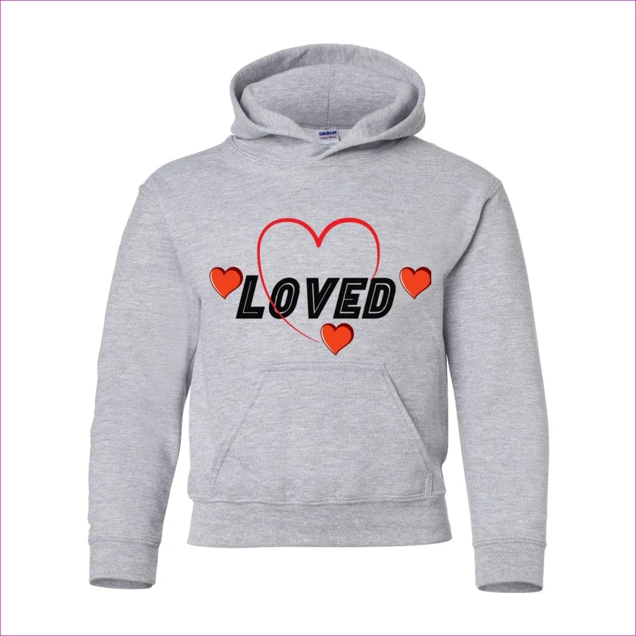 Loved Heavy Blend Youth Hooded Sweatshirt