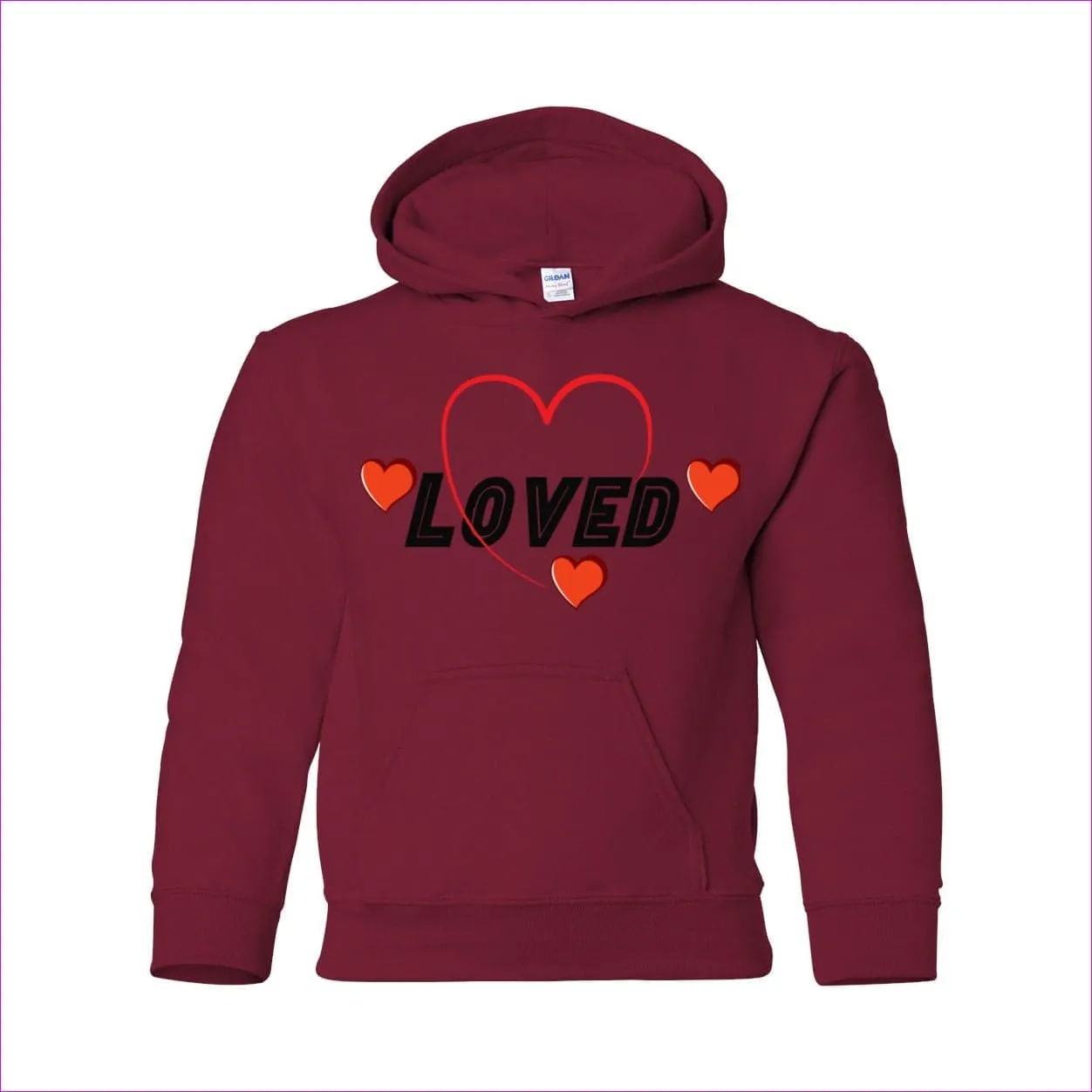 Loved Heavy Blend Youth Hooded Sweatshirt