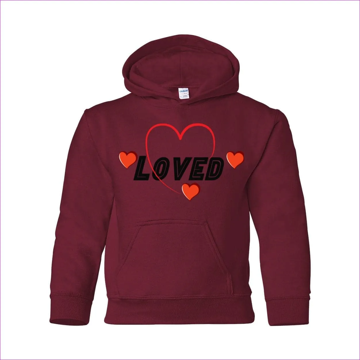 Loved Heavy Blend Youth Hooded Sweatshirt