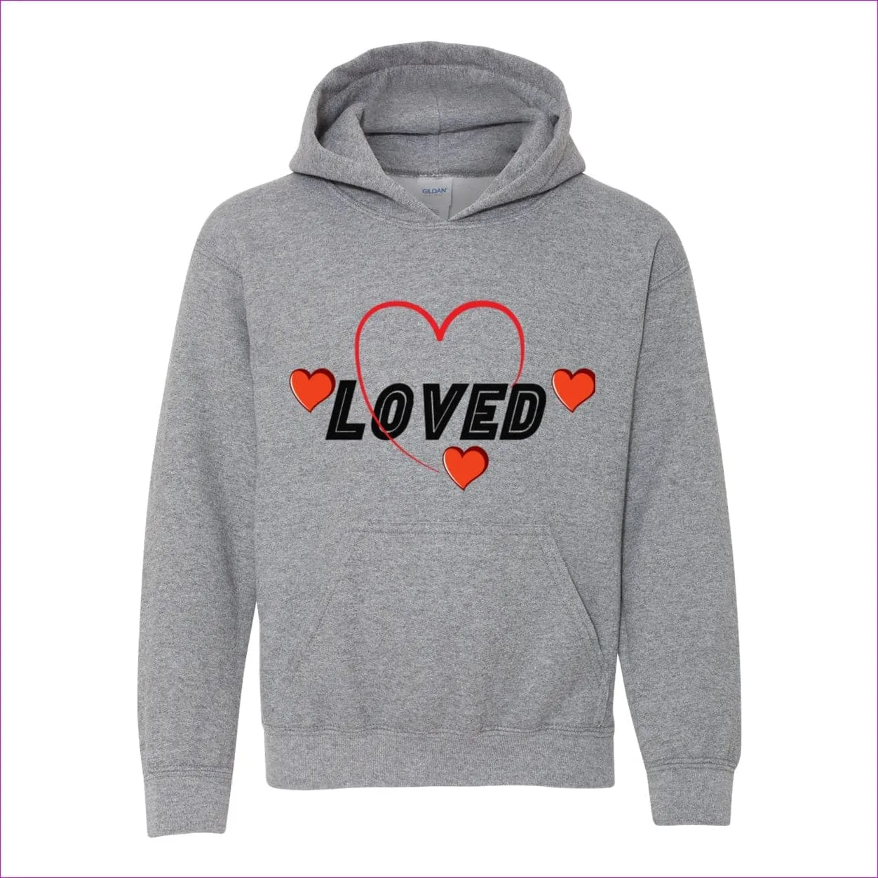 Loved Heavy Blend Youth Hooded Sweatshirt