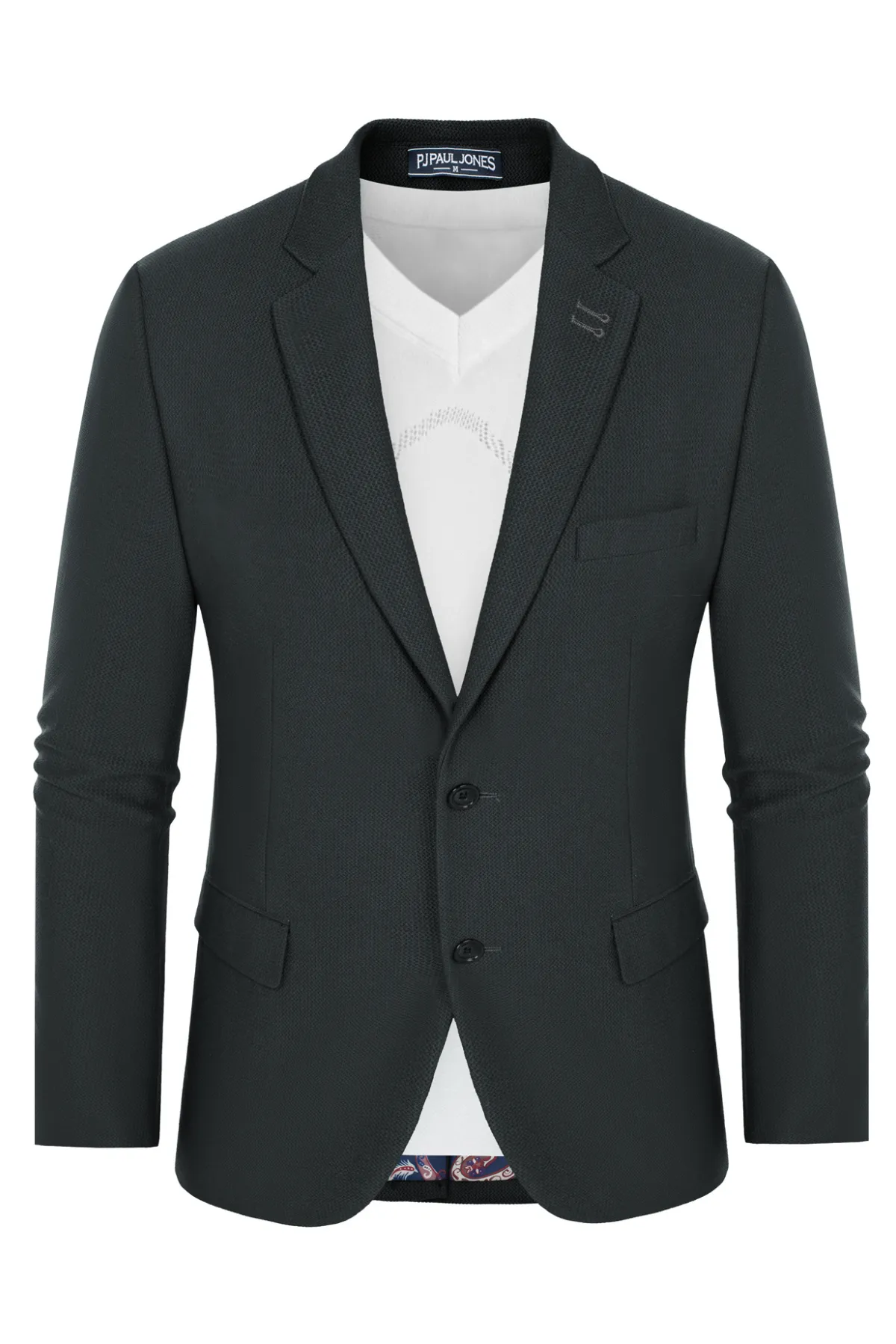 Mens Casual Blazers Lightweight Two Buttons Business Sport Coat Jackets