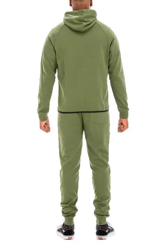 Mens Full Zip Track Set Mens Activewear