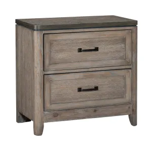 Newell Light Brown Nightstand