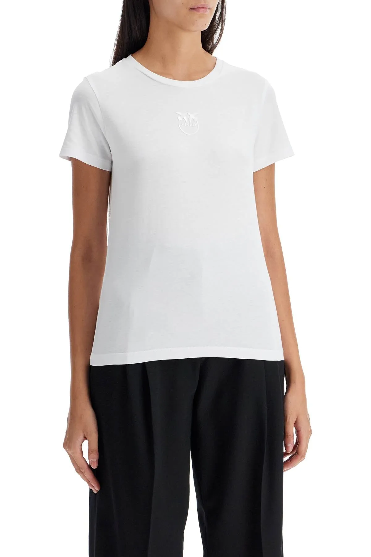 PINKO short-sleeved t-shirt with embroidery