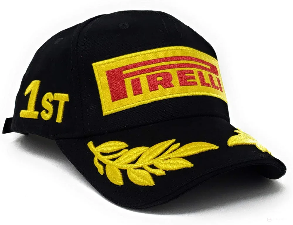 Pirelli Podium Baseball Cap, Adult, Black