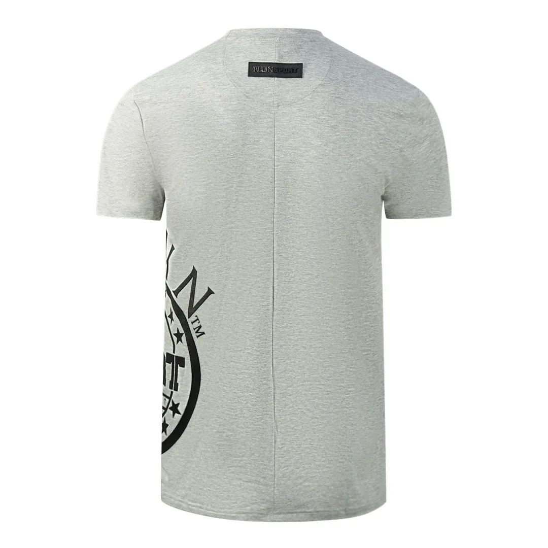 Plein Sport Side Logo Grey T-Shirt