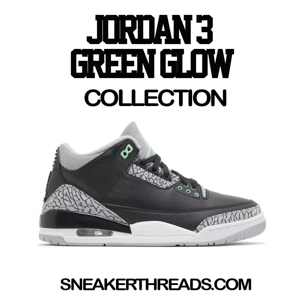 Retro 3 Green Glow Fresh & Klean Satin Jacket