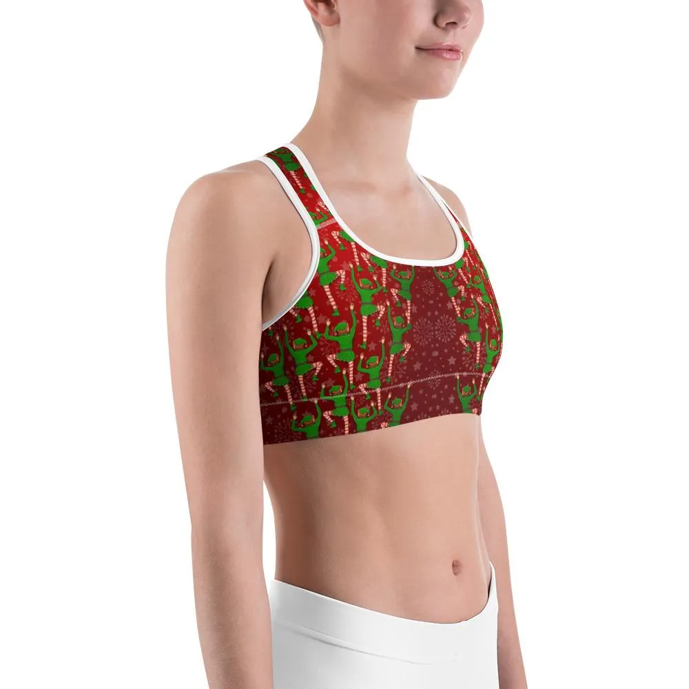 Santa's Elves Sports Bra