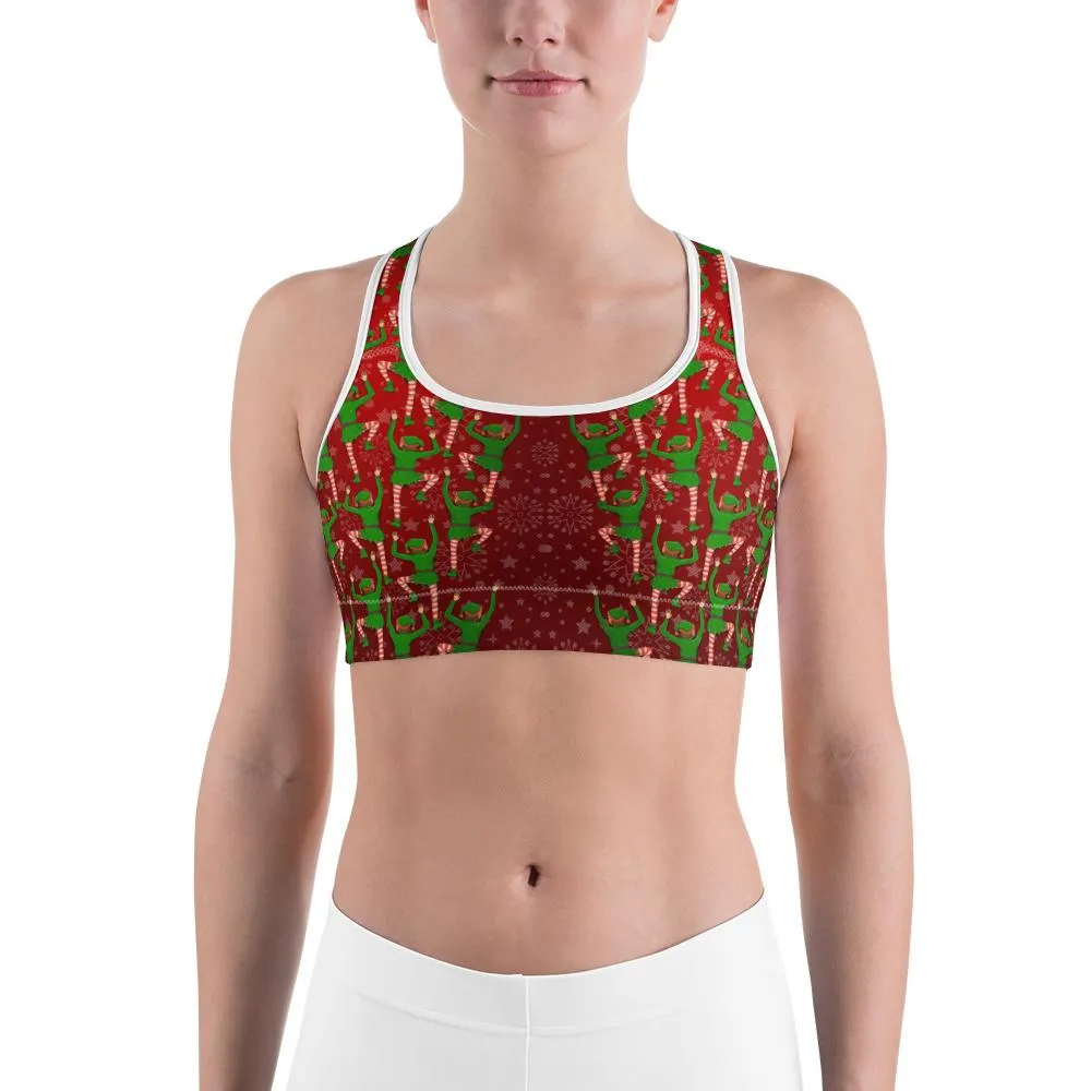 Santa's Elves Sports Bra