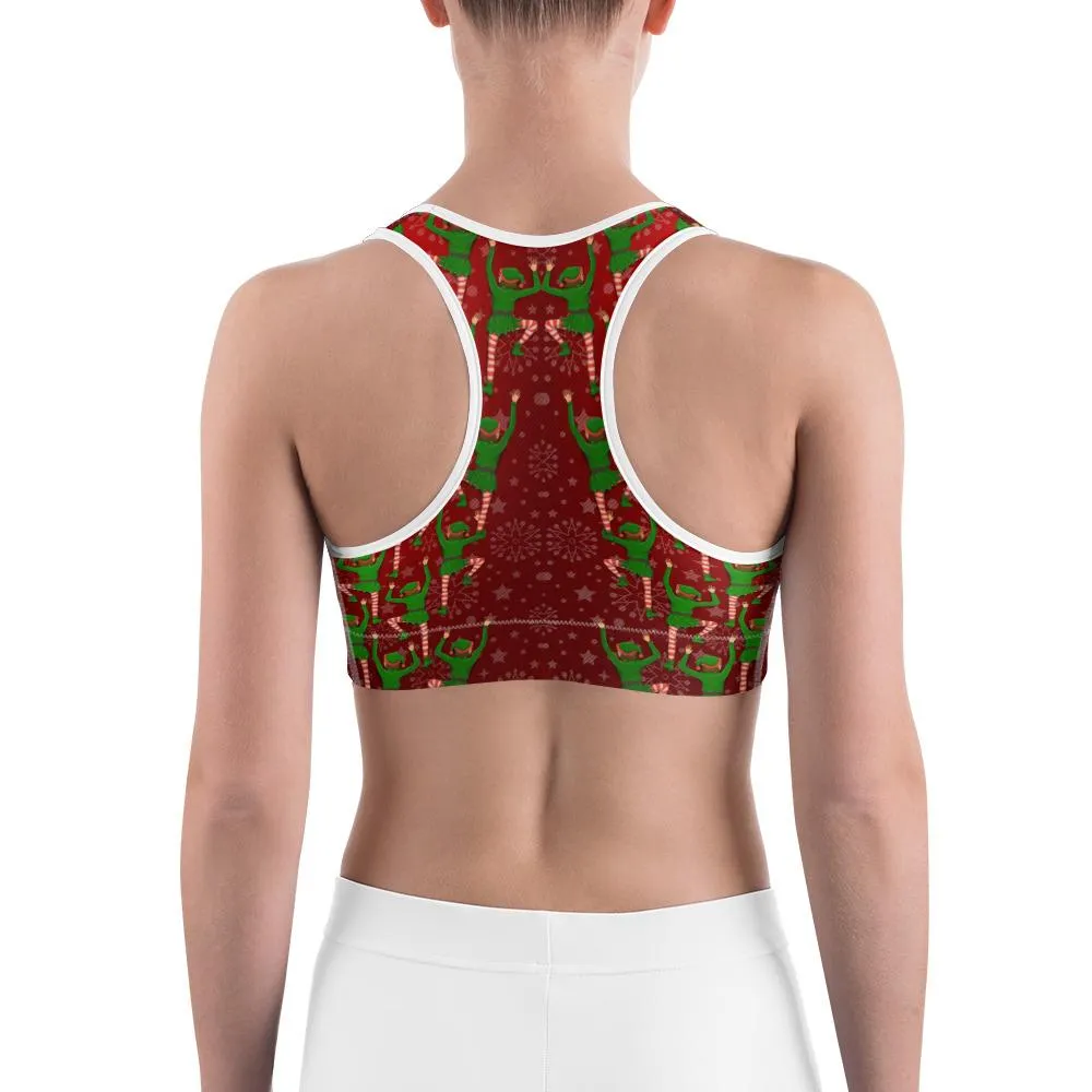 Santa's Elves Sports Bra