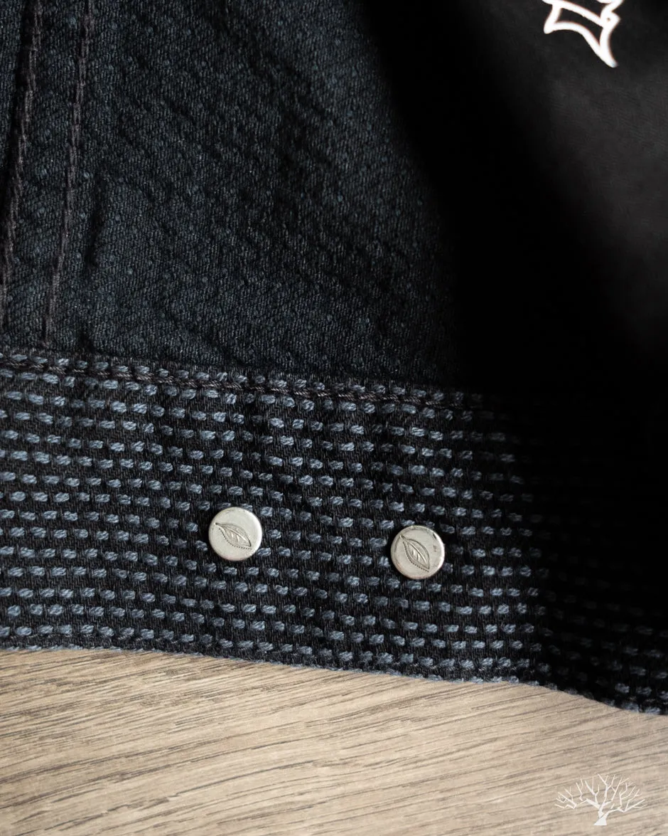 Sashiko Type 3 Jacket - Grey x Black